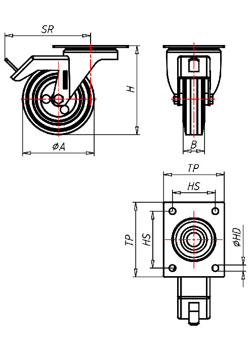  Series Stainless Steel Series IN, Wheel EL