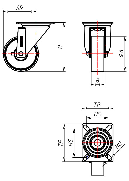 Heavy Duty Series PD, Wheel P