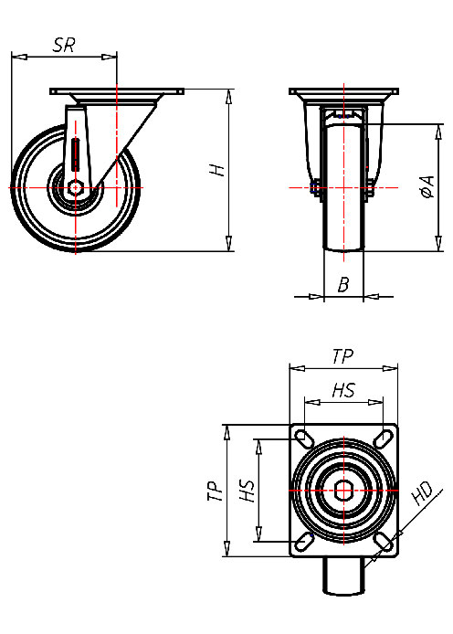  Series Heavy Duty Series PD, Wheel Q