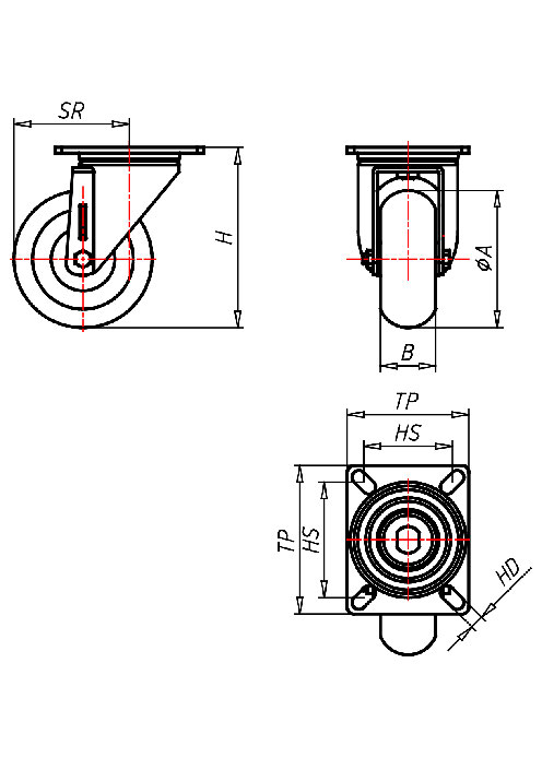  Series Heavy Duty Series PD, Wheel TLBA