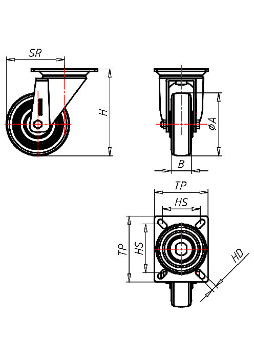  Series Heavy Duty Series PD, Wheel AEL