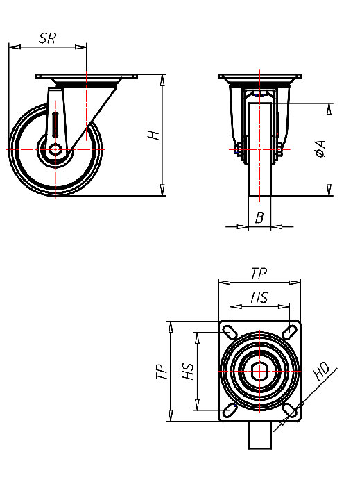  Series Heavy Duty Series PD, Wheel AL