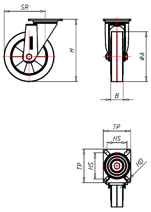 Heavy Duty Series PD, Wheel E