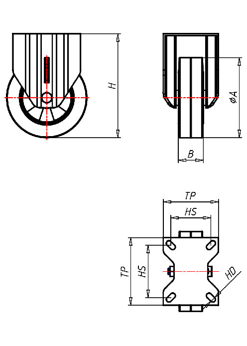 Heavy Duty Series PD, Wheel E