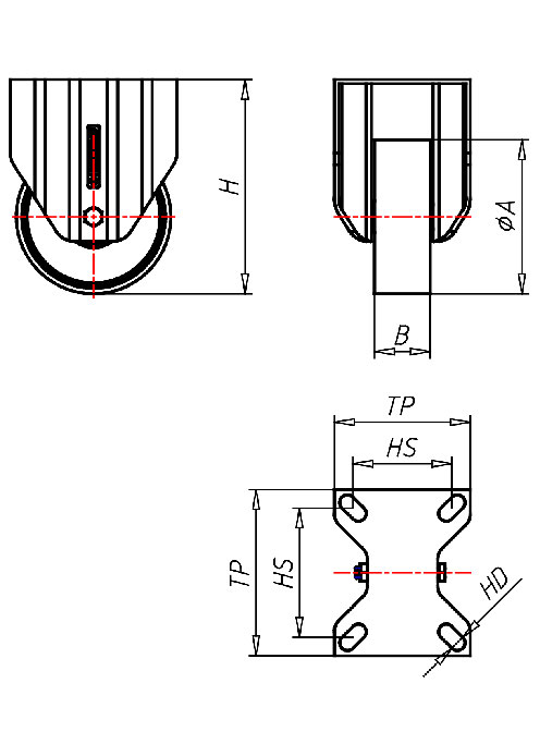  Series Heavy Duty Series PD, Wheel P