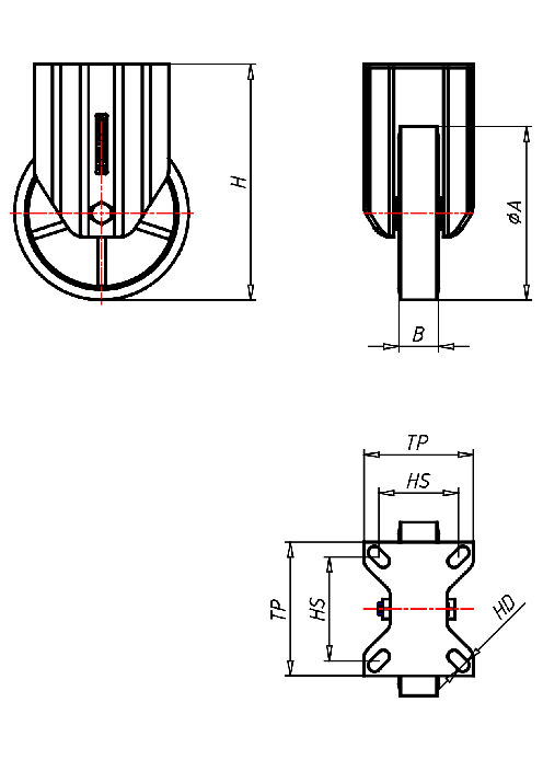  Serie Schwerlast Serie PD, Rad ZS