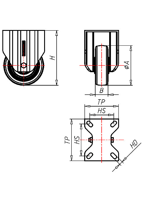  Series Heavy Duty Series PD, Wheel AEL