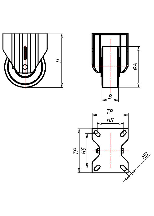  Series Heavy Duty Series PD, Wheel TLS