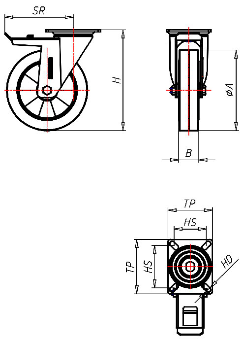 Schwerlast Serie PD, Rad E