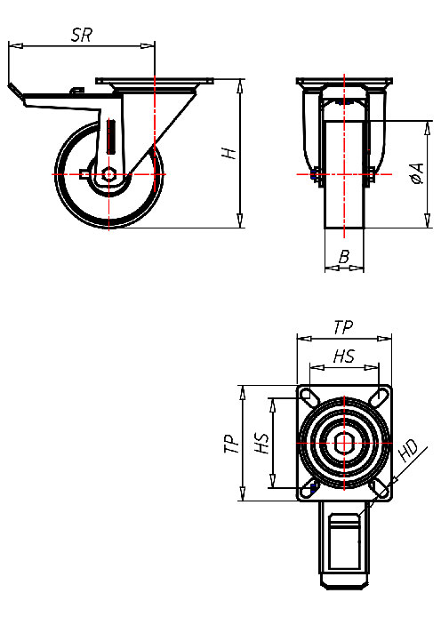 Heavy Duty Series PD, Wheel P