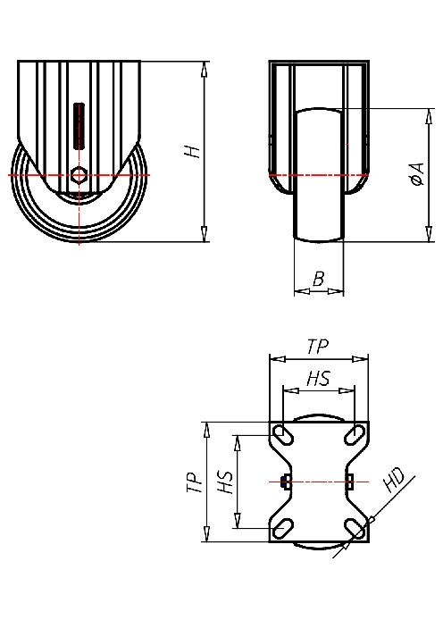  Series Heavy Duty Series PD, Wheel Q