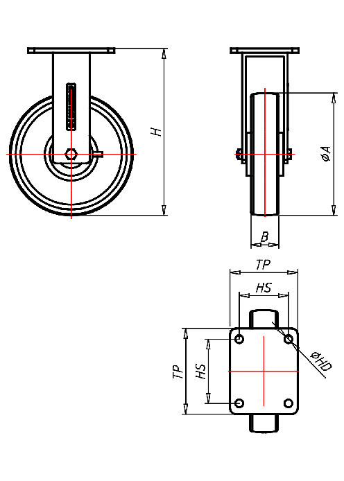  Series Extra Heavy Duty Series QD, Wheel Q