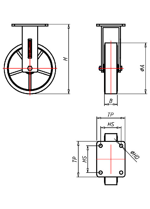 Extra Heavy Duty Series QD, Wheel Z