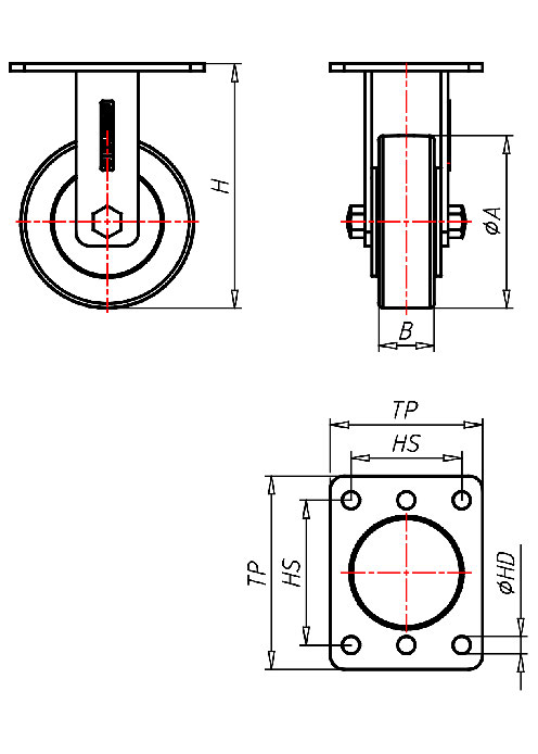 Stainless Steel Series QX, Wheel P