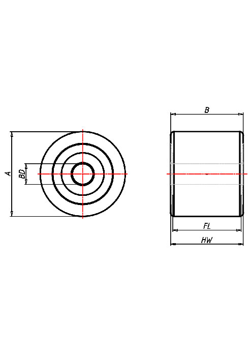  Series Forklift wheels Series RP, Wheel 