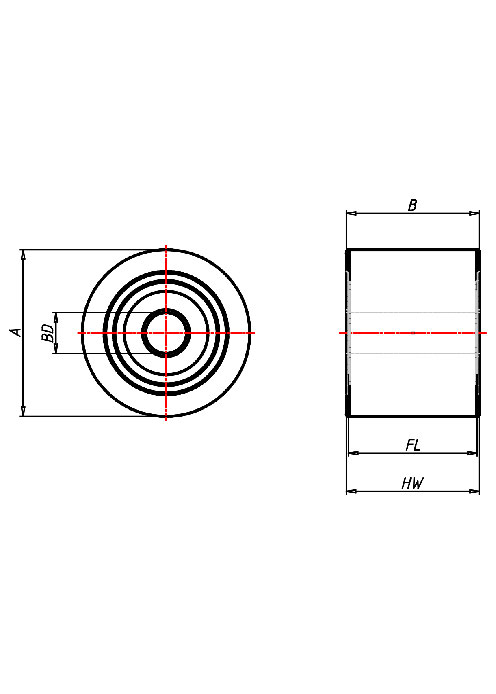  Series Forklift wheels Series RZ, Wheel 