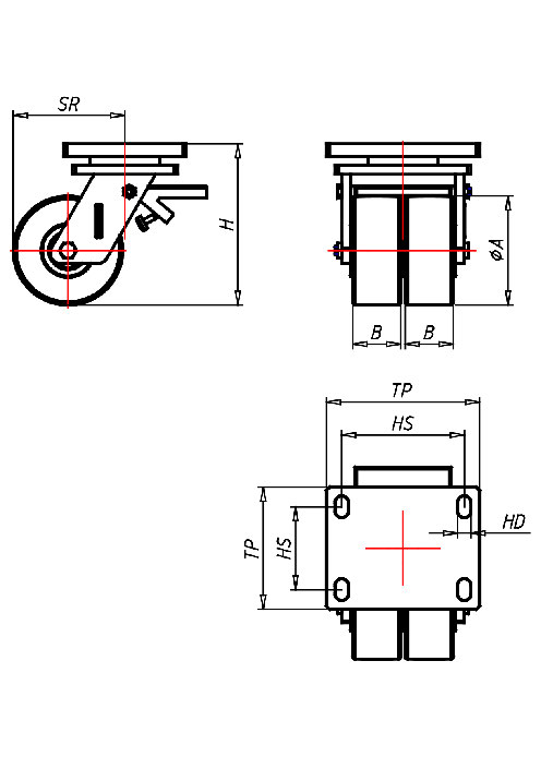  Series Extra Heavy Duty Series SMM, Wheel PE