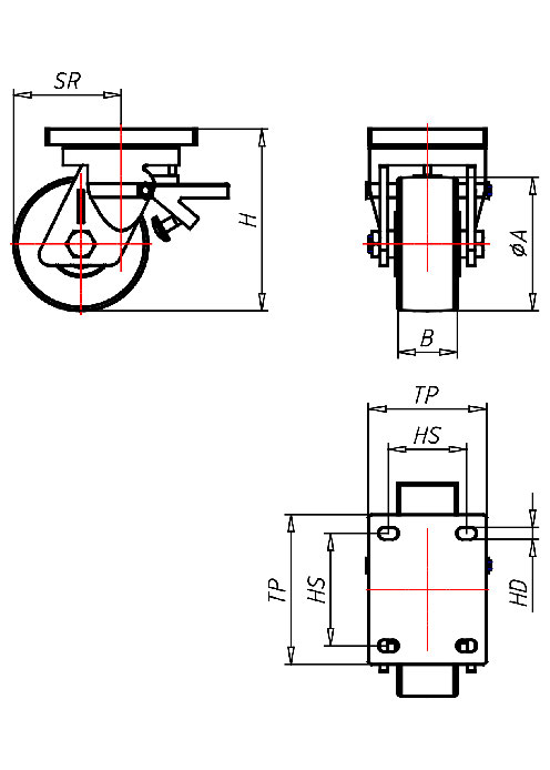  Series Extra Heavy Duty Series SM, Wheel PE