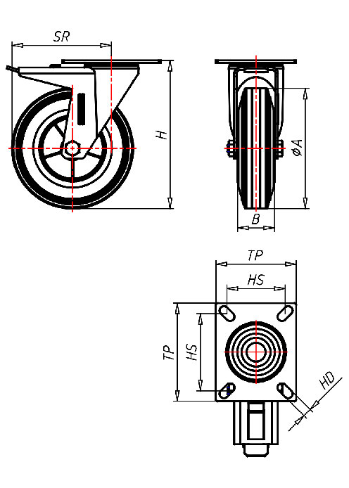  Series Stainless Steel Series XD, Wheel D