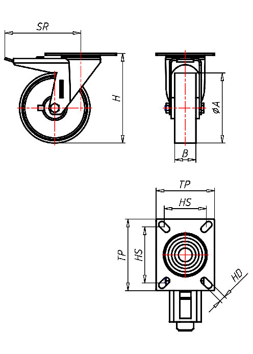 Stainless Steel Series XD, Wheel P