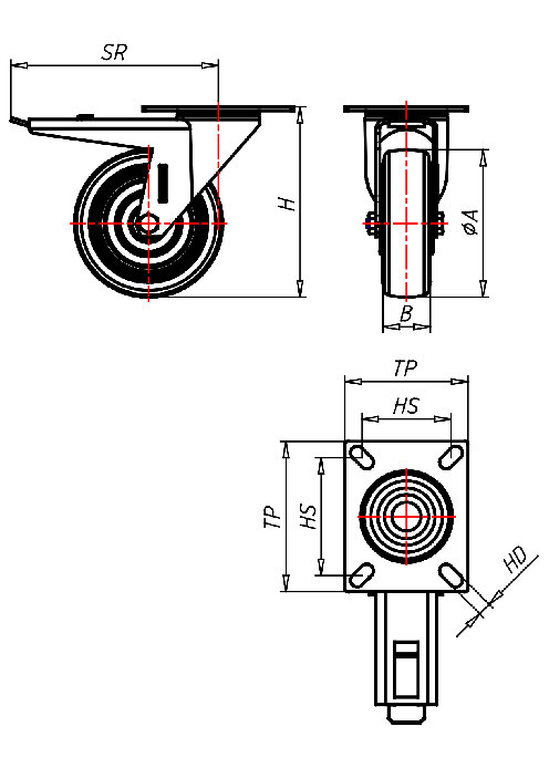  Series Stainless Steel Series XD, Wheel AEL