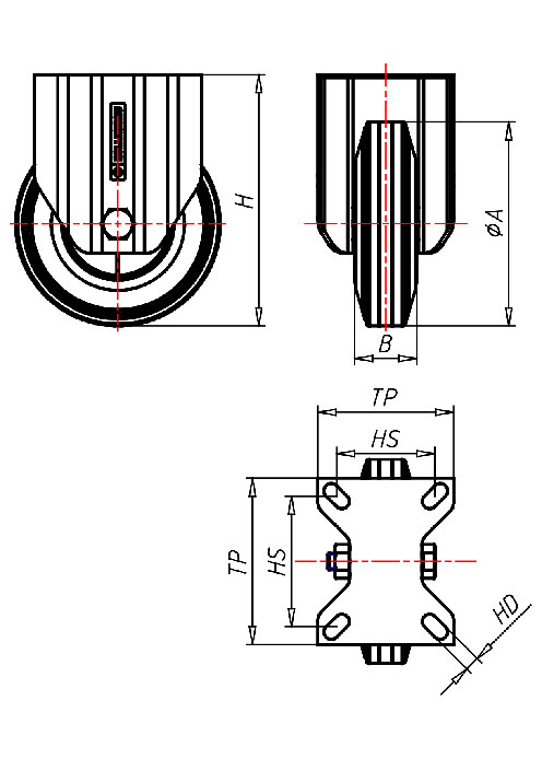  Series Stainless Steel Series XD, Wheel DG