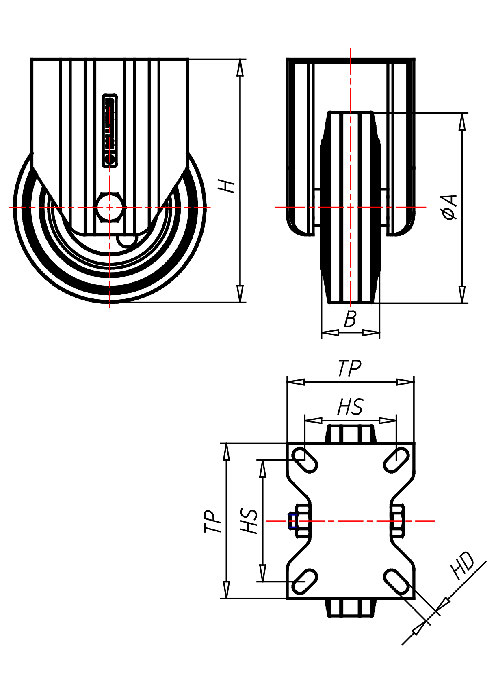  Series Stainless Steel Series XD, Wheel EL