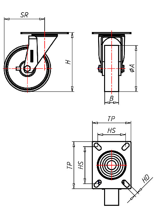  Series Stainless Steel Series XD, Wheel P