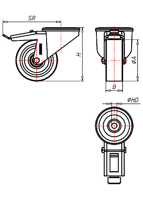 Stainless Steel Series XR, Wheel PS