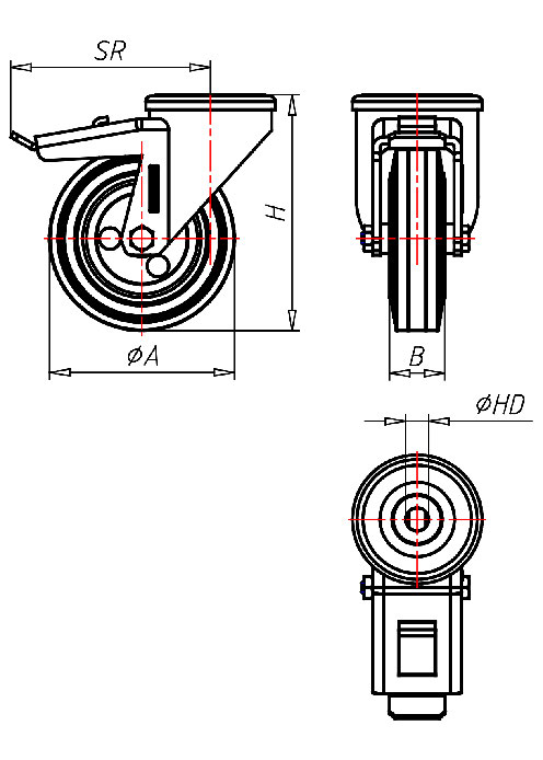  Series Stainless Steel Series XR, Wheel EL