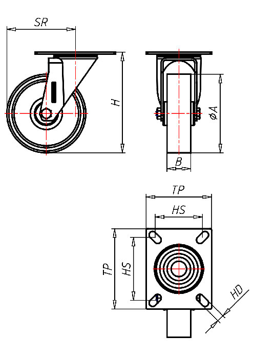  Series Stainless Steel Series XD, Wheel AL