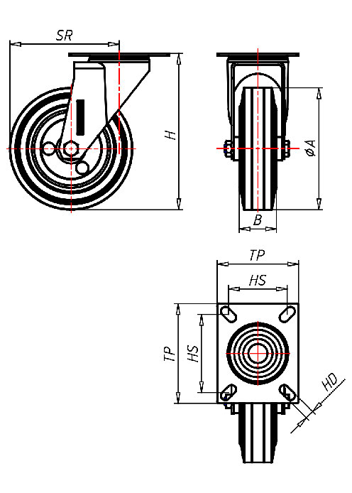  Series Stainless Steel Series XD, Wheel EL