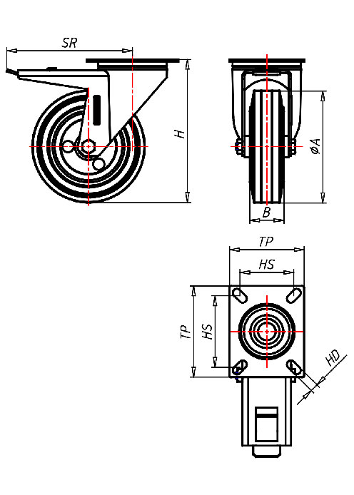  Series Stainless Steel Series XD, Wheel EL