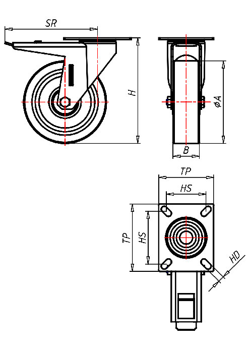  Series Stainless Steel Series XD, Wheel PS