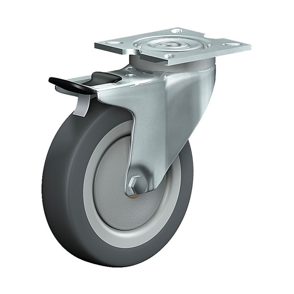 Swivel Castor With Total Lock Institutional Series 315P, Wheel G