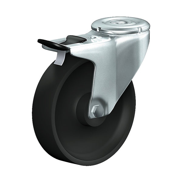 Swivel Castor With Total Lock Institutional Series 315R, Wheel P