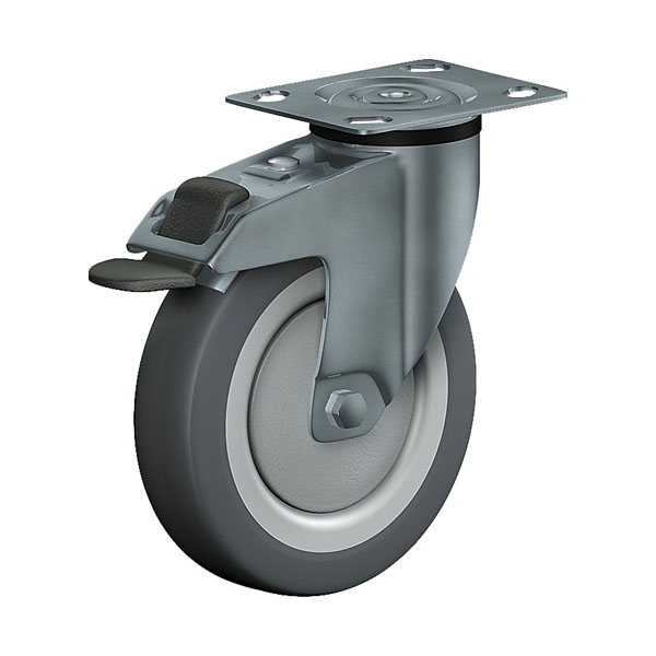 Swivel Castor With Total Lock Institutional Series 330LP, Wheel G