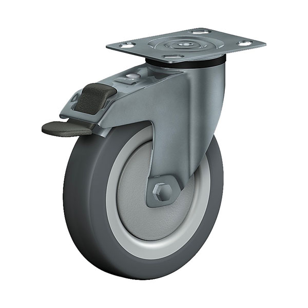 Swivel Castor With Total Lock Institutional Series 330LP, Wheel TP