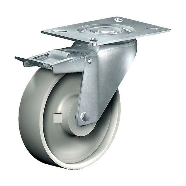 Swivel Castor With Total Lock Stainless Steel Series IP, Wheel P