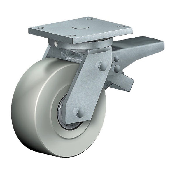 Swivel Castor With Total Lock Extra Heavy Duty Series SM, Wheel PE