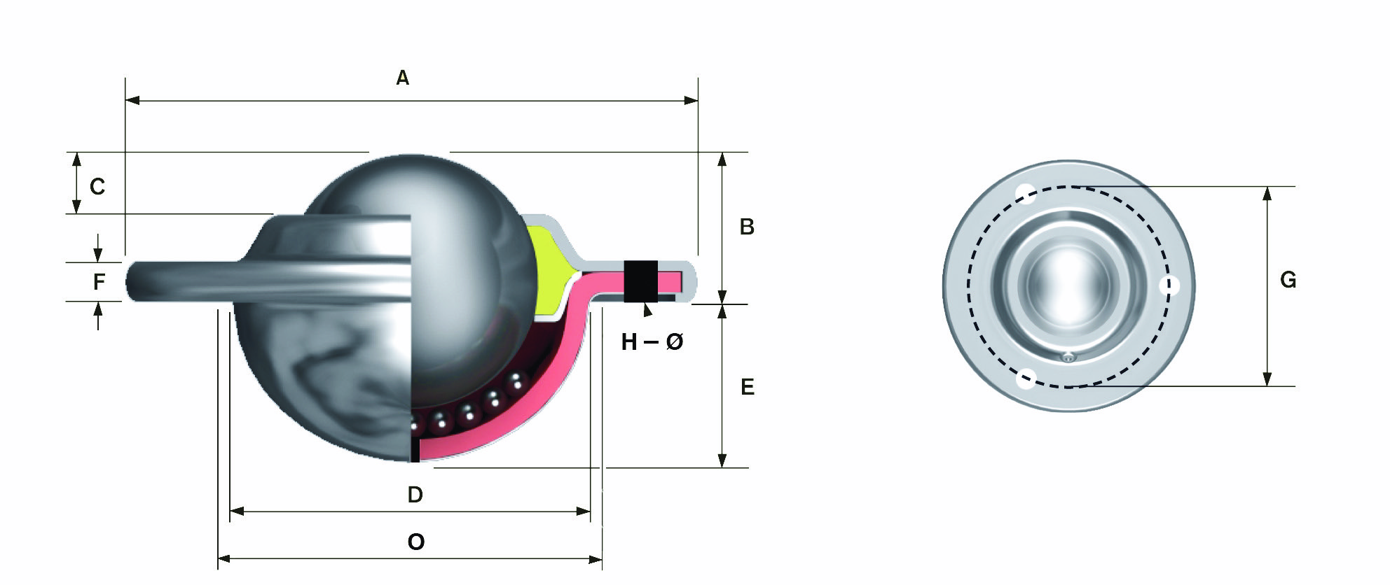 Ball Units A-Flange DL