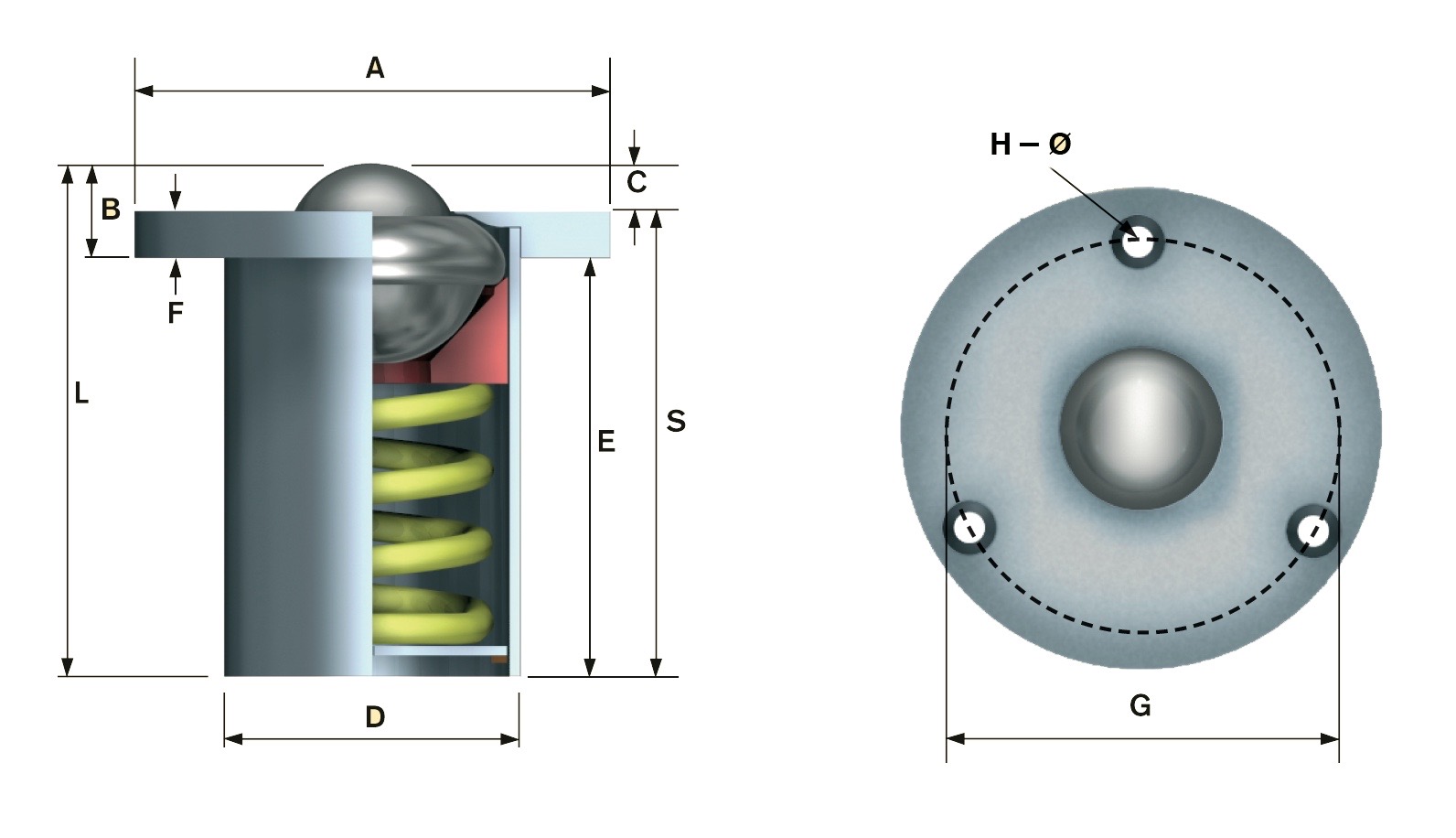 Ball Units Series A-Spring, Wheel S/1