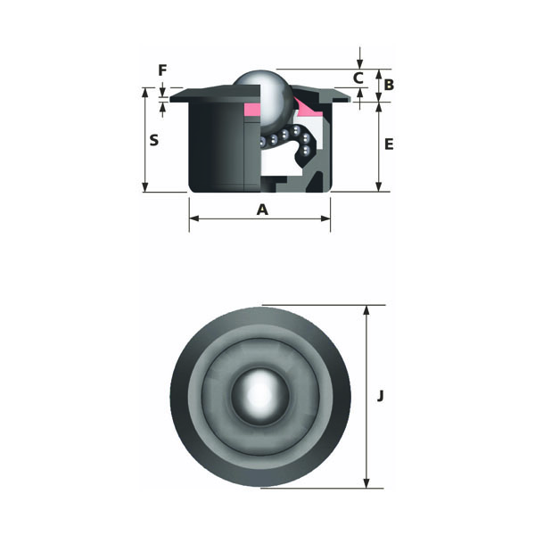 Ball Units Series A HI-TECH Wheel S/4