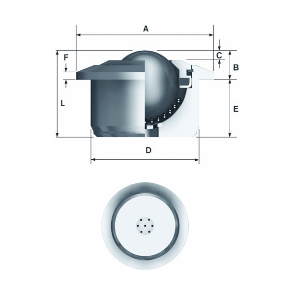 Kugelrollen Serie A8, Rad S/805