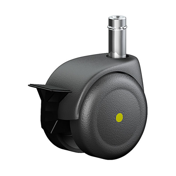 Swivel Castor With Wheel Brake Furniture Castors Series 530 ST, Wheel PEL