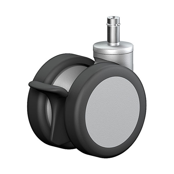 Swivel Castor With Wheel Brake Furniture Castors Series 550 ST, Wheel PU