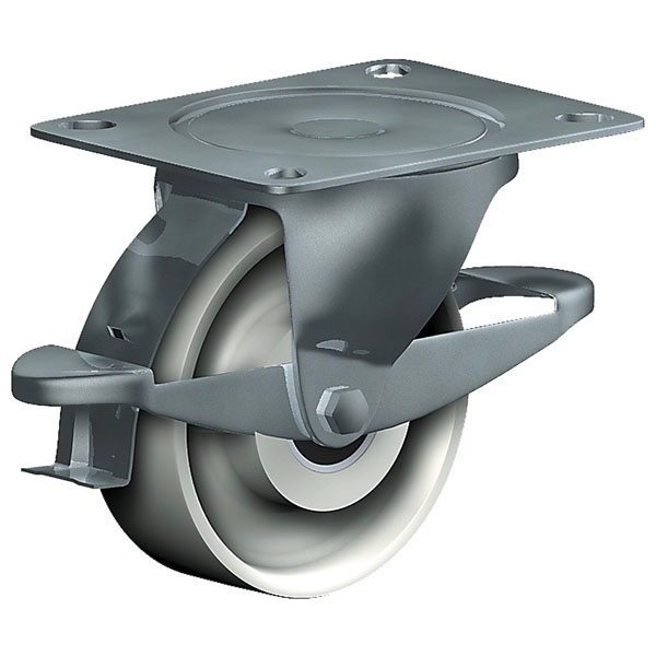 Swivel Castor With Wheel Brake Heavy Duty Series 61, Wheel P