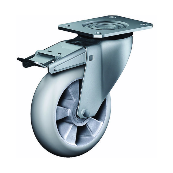 Swivel Castor With Total Lock Transport Series CD, Wheel EGBA
