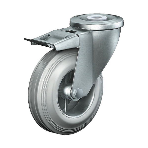 Swivel Castor With Total Lock Transport Series CR, Wheel CG