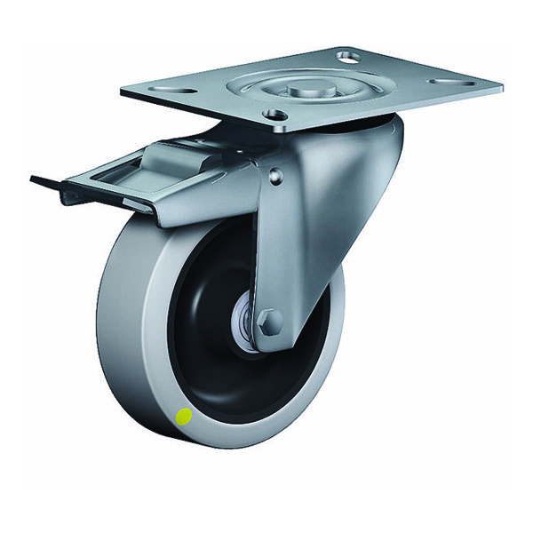 Swivel Castor With Total Lock Transport Series KD, Wheel ELPG